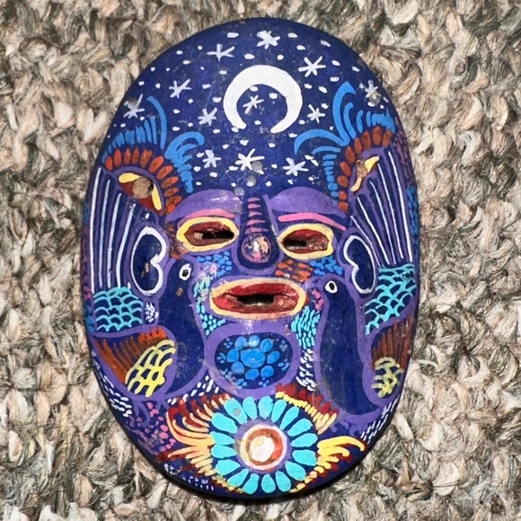 Colorful Handcrafted Decorative Mask - Picture 1 of 3